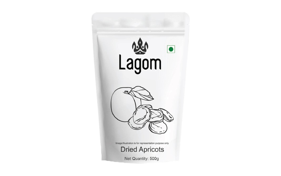 Lagom Dried Apricots    Pack  500 grams